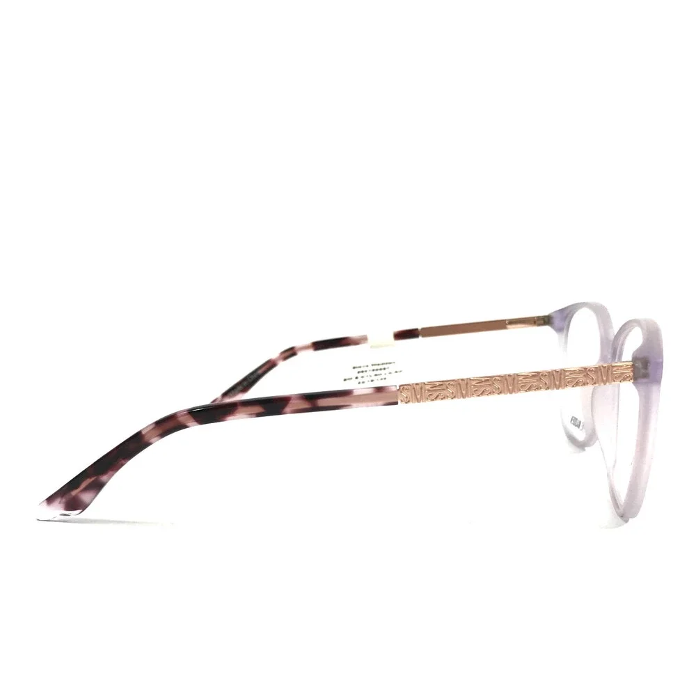Steve Madden Eyeglasses Frames SKYLAH LILAC Tortoise Rose Gold Cat Eye 52-16-135